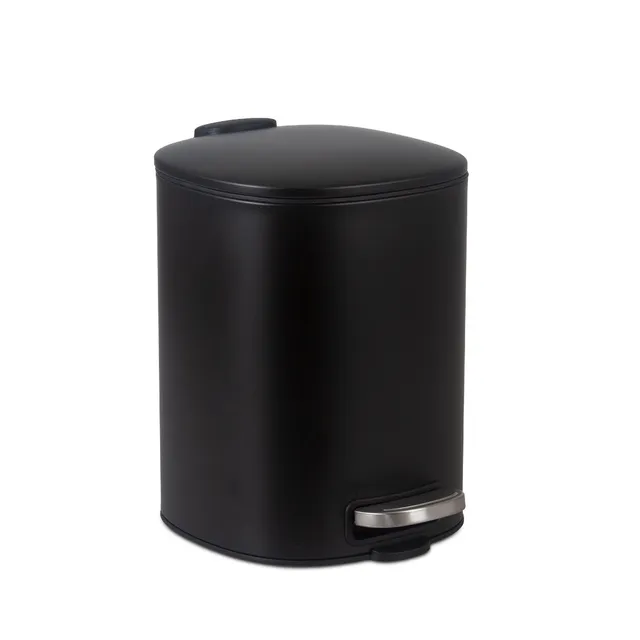 andrea-house-ba-o-treteimer-metall-schwarz-5l image 1