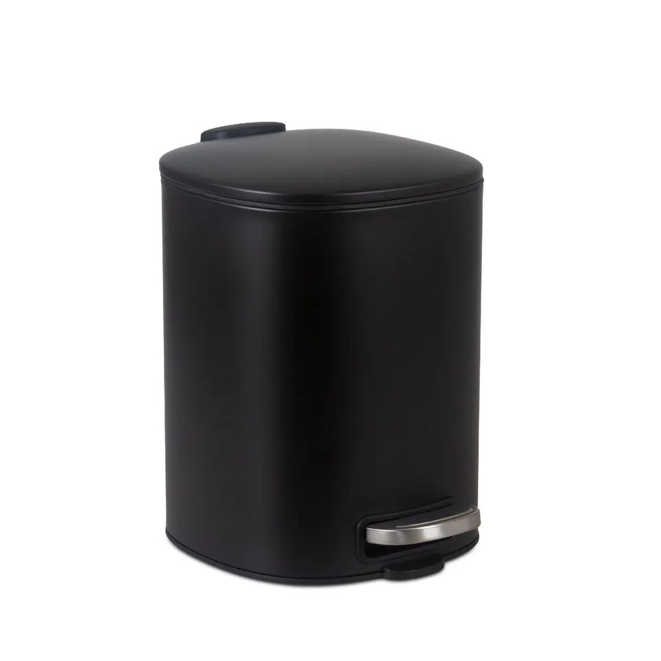 andrea-house-ba-o-treteimer-metall-schwarz-5l image 1