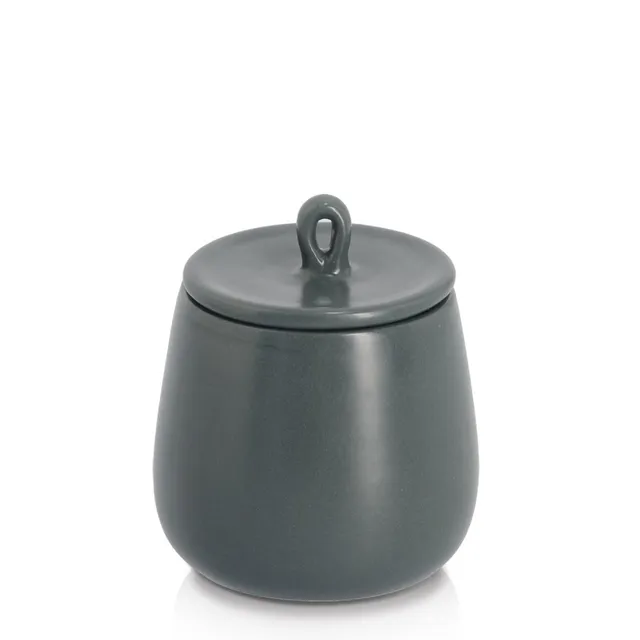 zeller-present-k-che-gew-rzdose-220-ml-keramik-anthrazit-mit-deckel image 1