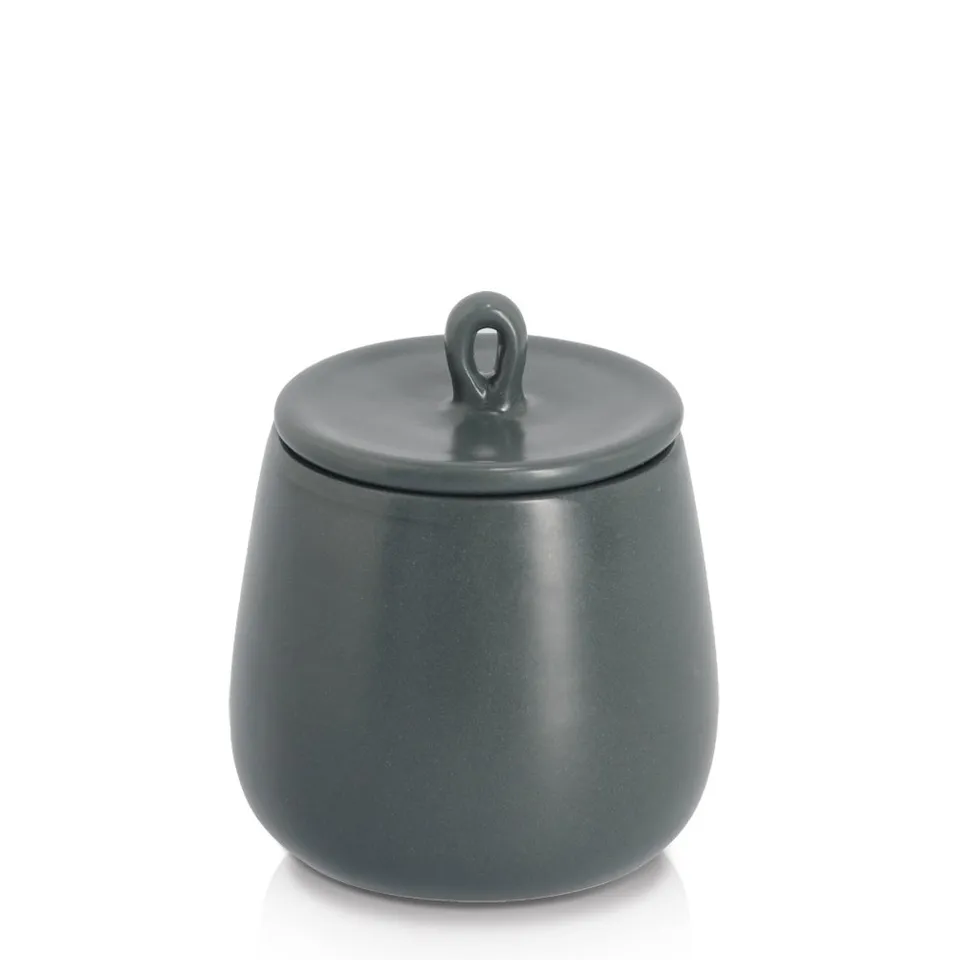 zeller-present-k-che-gew-rzdose-220-ml-keramik-anthrazit-mit-deckel image 1