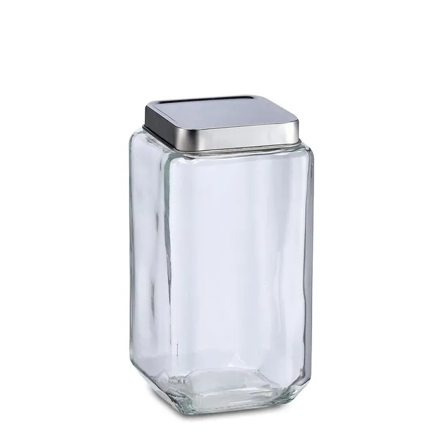 zeller-k-che-vorratsglas-2000-ml-edelstahldeckel image 1
