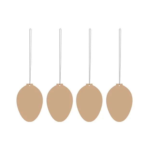 cooee-design-seasonal-easter-deco-egg-deko-ei-cafe-au-lait-4er image 1