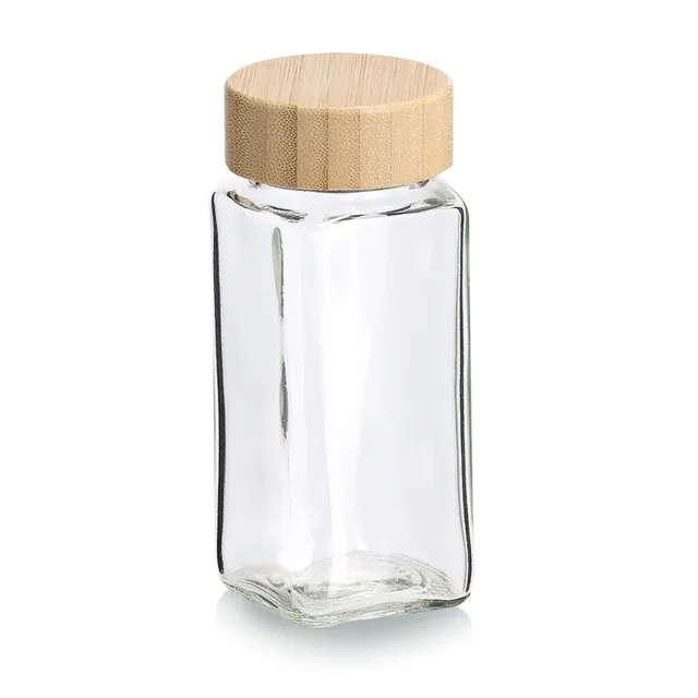 zeller-present-k-che-gew-rzglas-120-ml-mit-bambusdeckel image 1