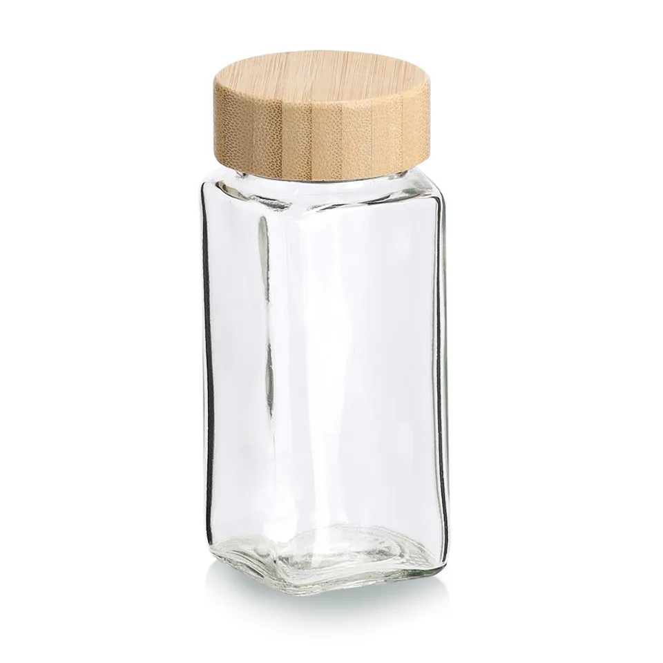 zeller-present-k-che-gew-rzglas-120-ml-mit-bambusdeckel image 1