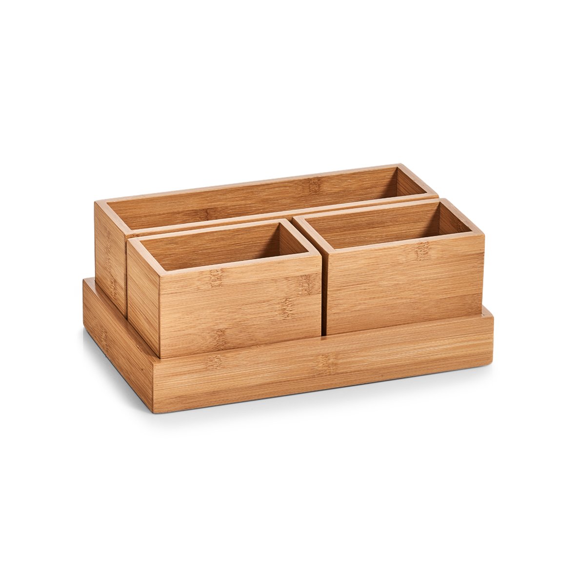 zeller-present-organizer-set-4-tlg-bambus-schreibtischbox-b-ro image 1