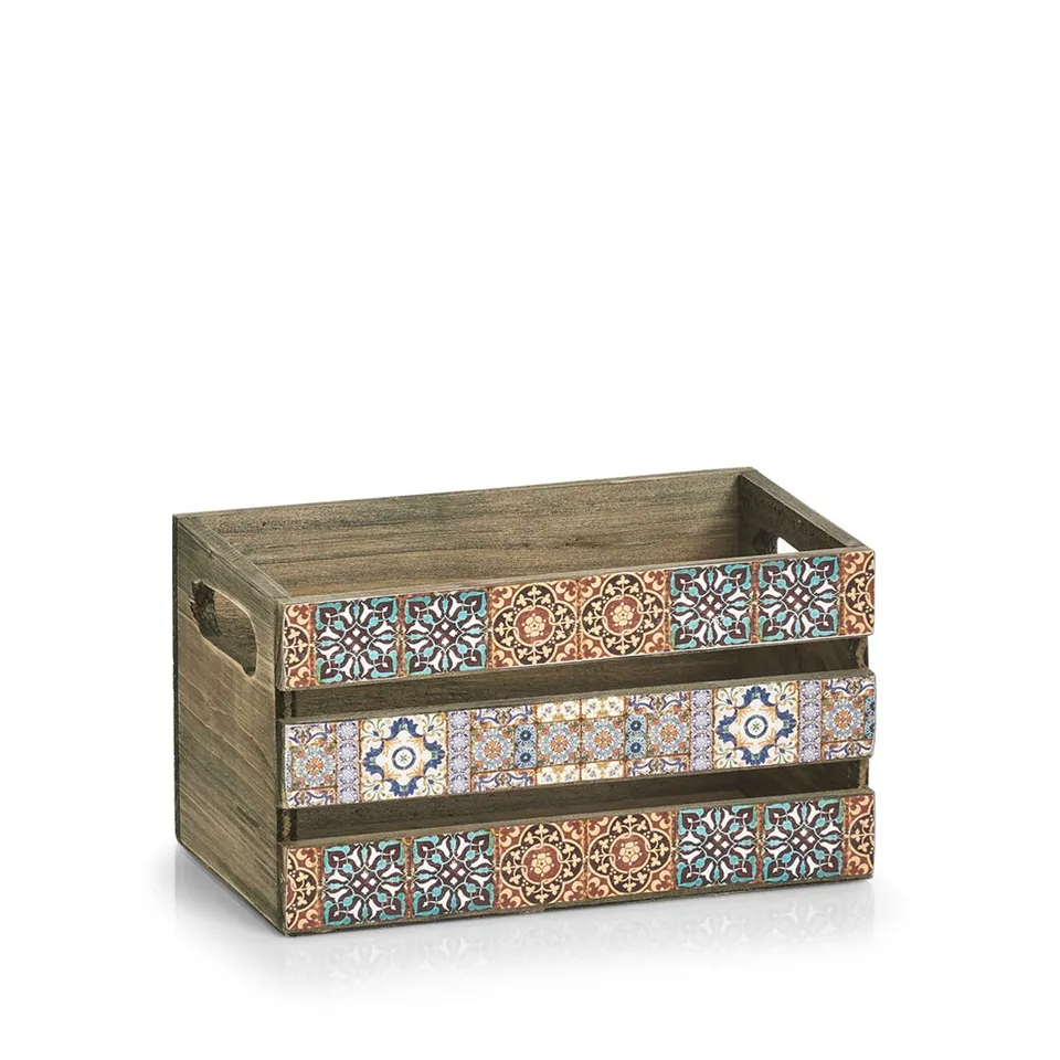 zeller-present-home-living-deko-kiste-mosaik-holz image 1