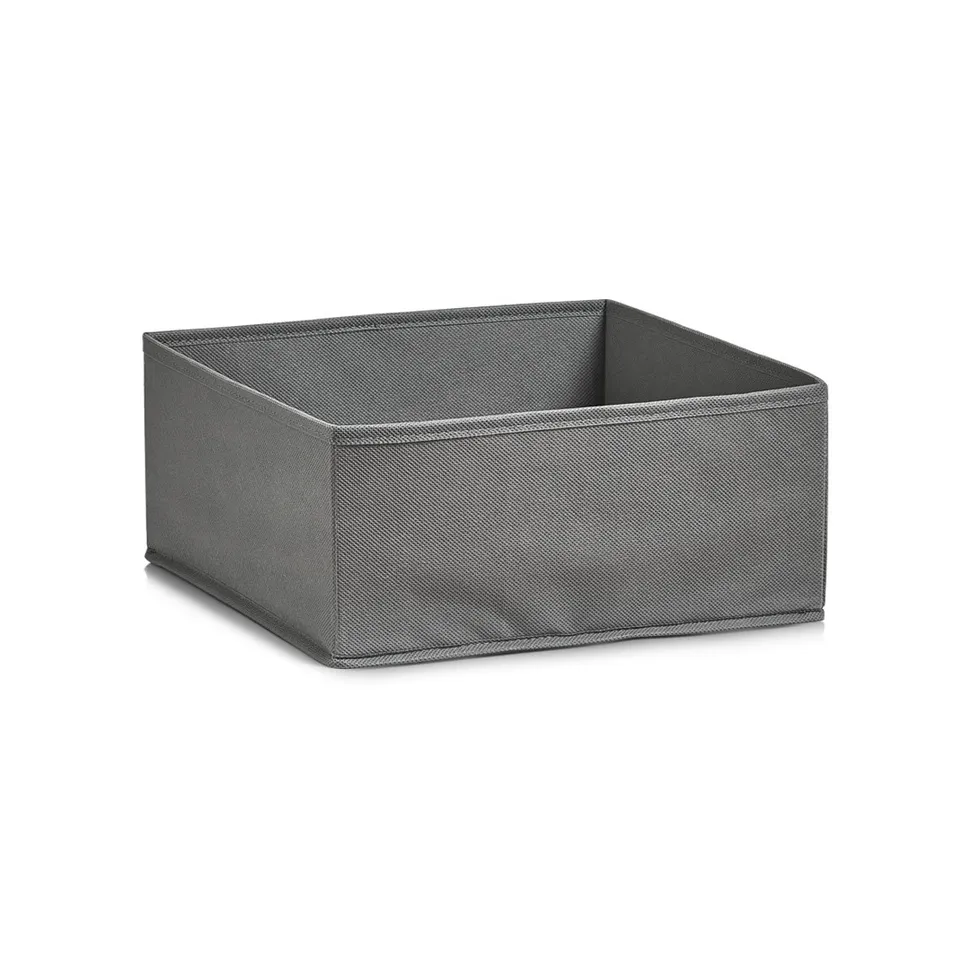 zeller-present-home-living-aufbewahrungsbox-vlies-grau image 1