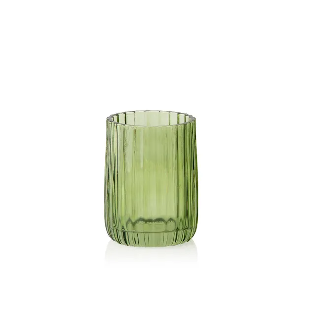 andrea-house-zahnb-rstenhalter-glas-gr-n-vintage-bad image 1