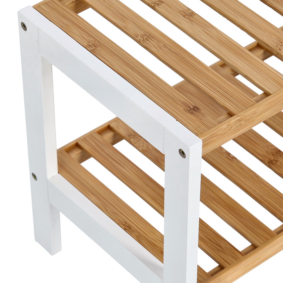 zeller-present-home-living-schuhregal-bambus-wei-2-ablagen image 2