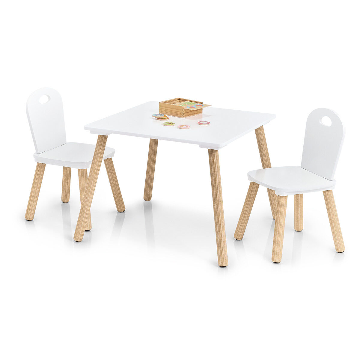zeller-present-kids-sitzgarnitur-scandi-3-tlg-kindertisch-mit-st-hlen image 2