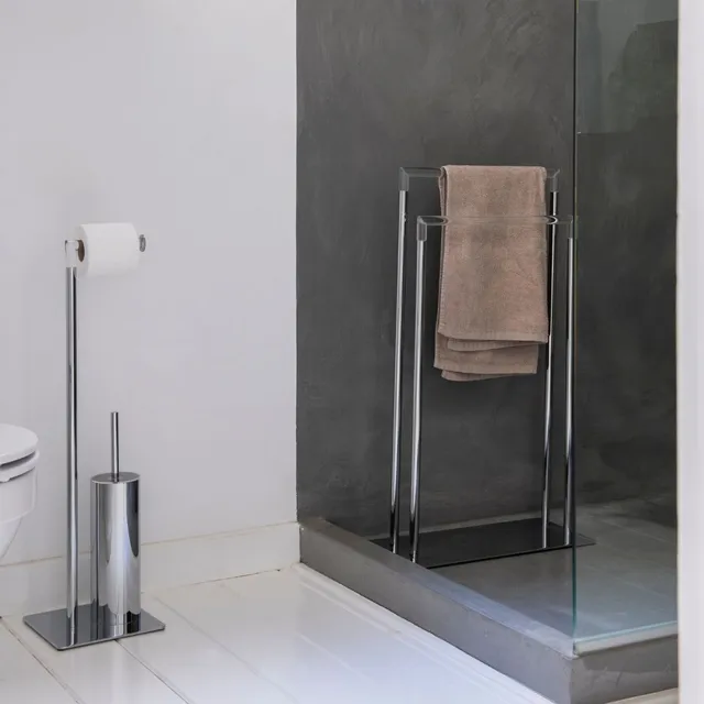 andrea-house-ba-o-wc-garnitur-silber-metall-mit-b-rste image 1