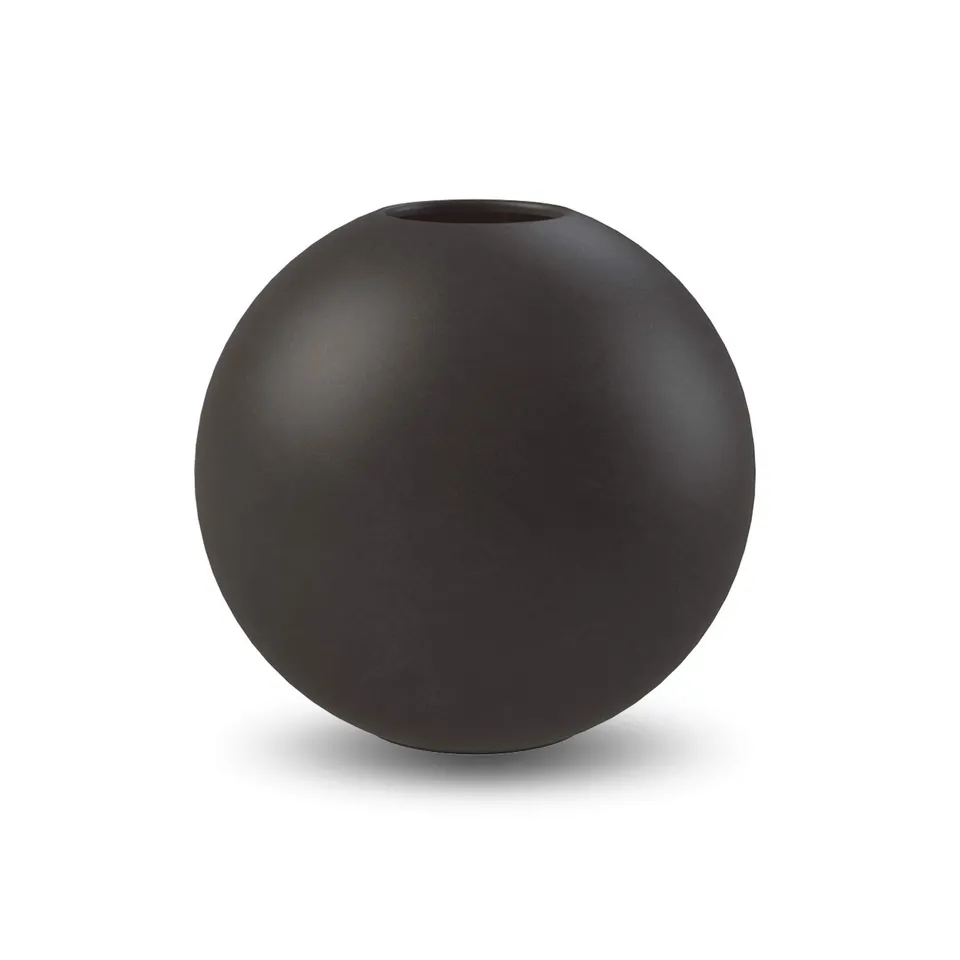 cooee-design-ball-vase-porzellan-schwarz-30-cm image 1