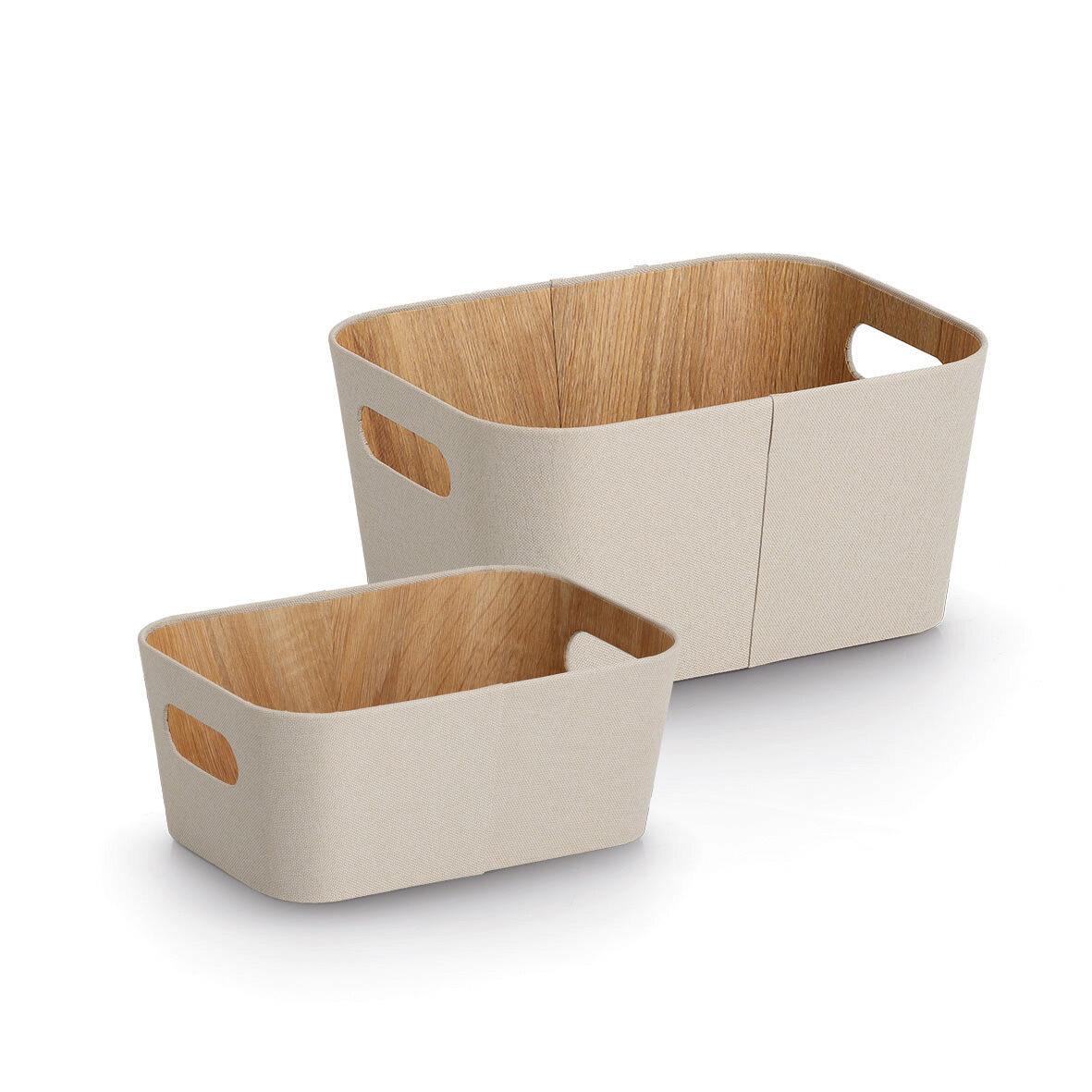 zeller-present-home-living-aufbewahrungsbox-beige-pappe-2 image 2