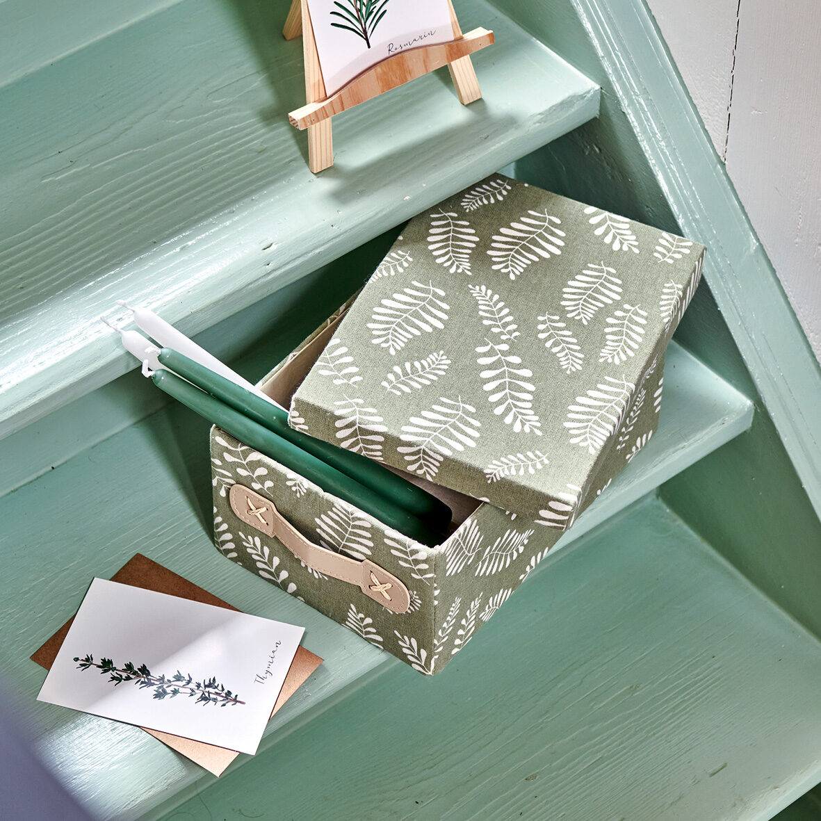 zeller-present-leaves-aufbewahrungsbox-faltbar-bl-tter image 7