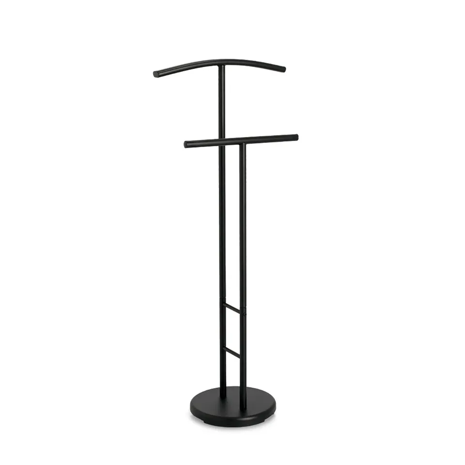 zeller-home-herrendiener-metall-schwarz-kleiderst-nder image 1