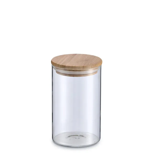 zeller-present-k-che-vorratsglas-bambusdeckel-1000-ml image 1