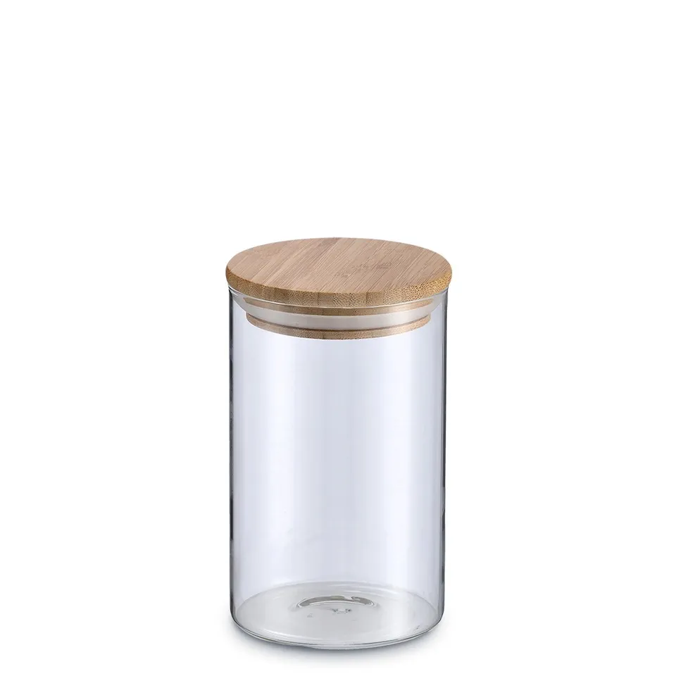 zeller-present-k-che-vorratsglas-bambusdeckel-1000-ml image 1