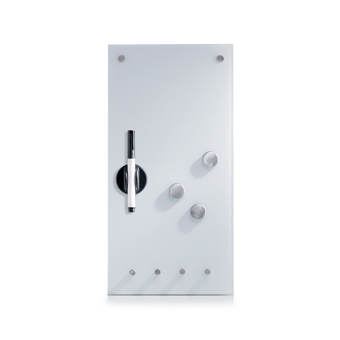 zeller-present-office-memoboard-glas-magnettafel-wei-mit-haken image 1