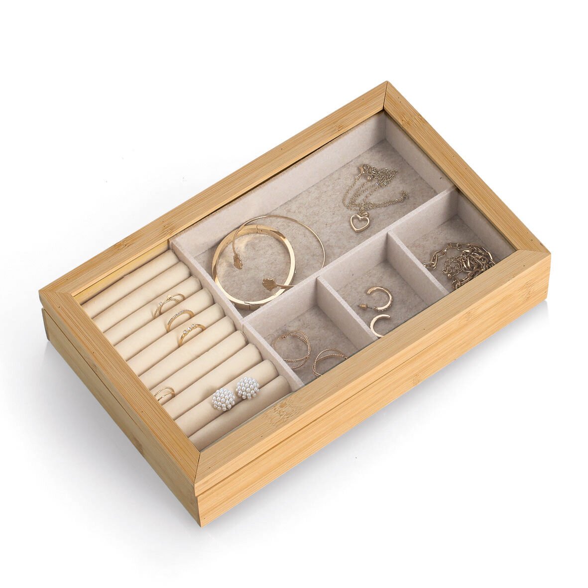 zeller-present-bad-schmuckk-stchen-bambus-mdf-glas-modern image 4