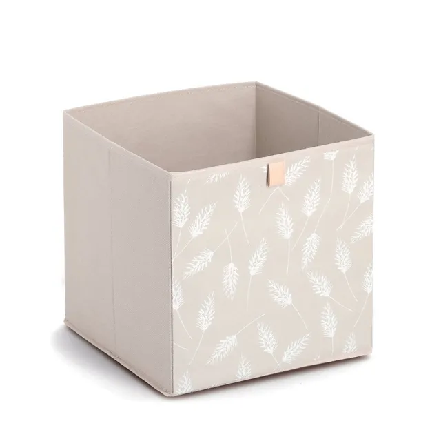zeller-present-home-living-aufbewahrungsbox-pampasgrass-vlies-beige image 1