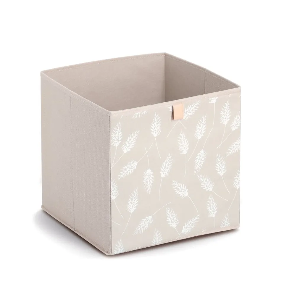 zeller-present-home-living-aufbewahrungsbox-pampasgrass-vlies-beige image 1