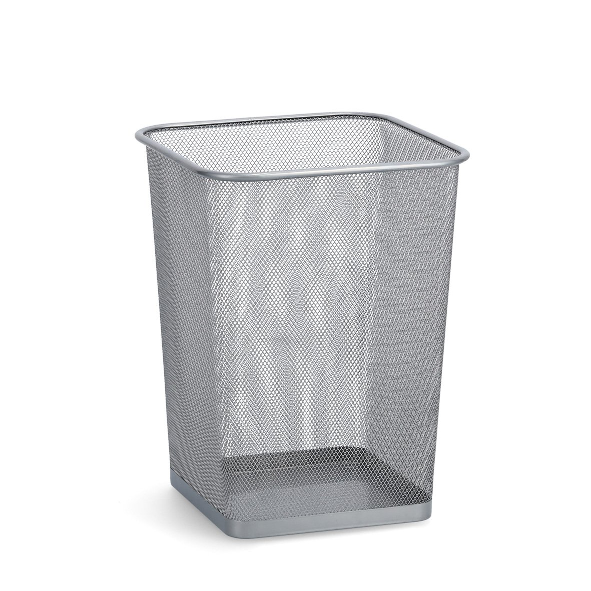 zeller-present-office-papierkorb-eckig-mesh-drahtmetall-schwarz image 1