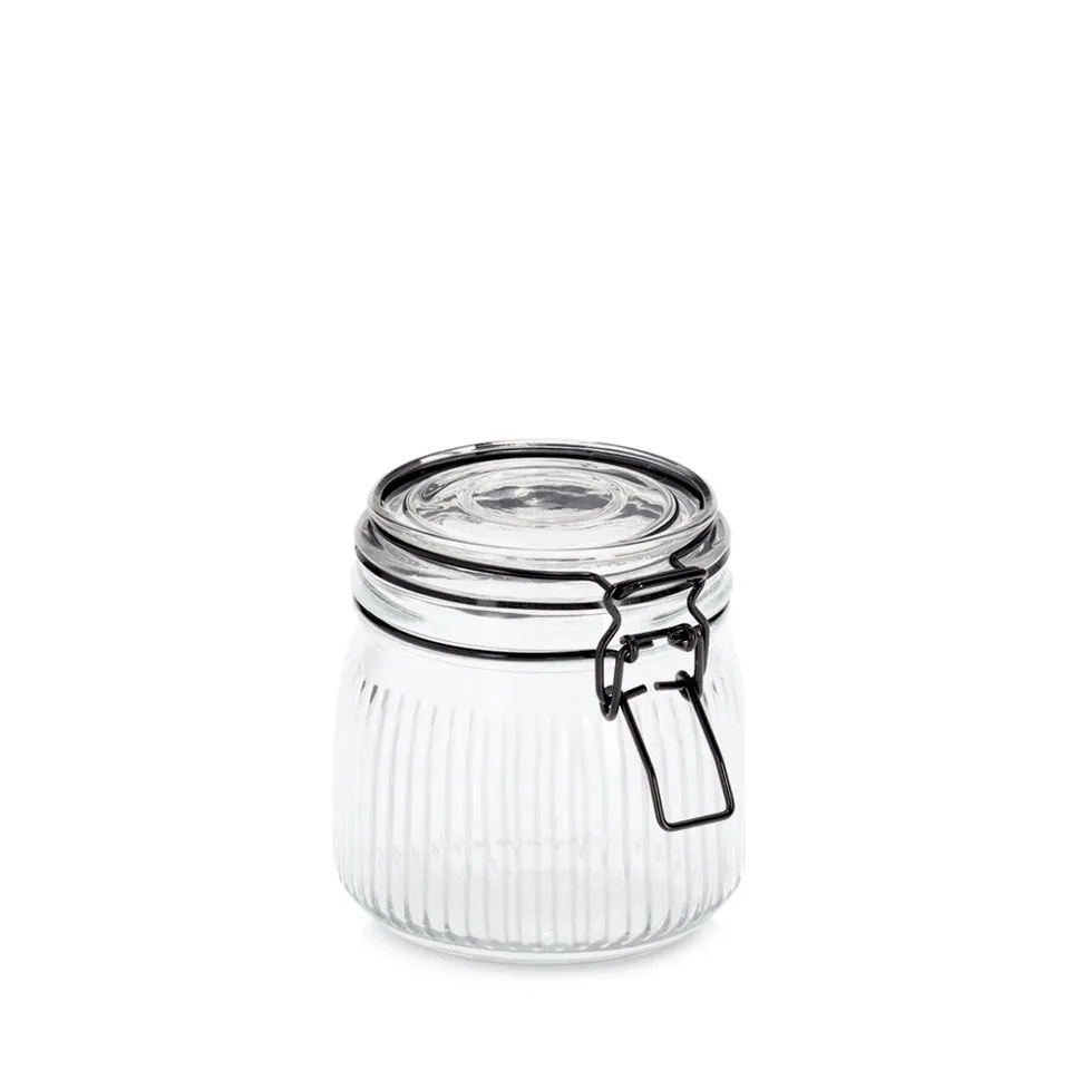 zeller-present-k-che-vorratsglas-550ml-b-gelverschluss-geriffelt image 1