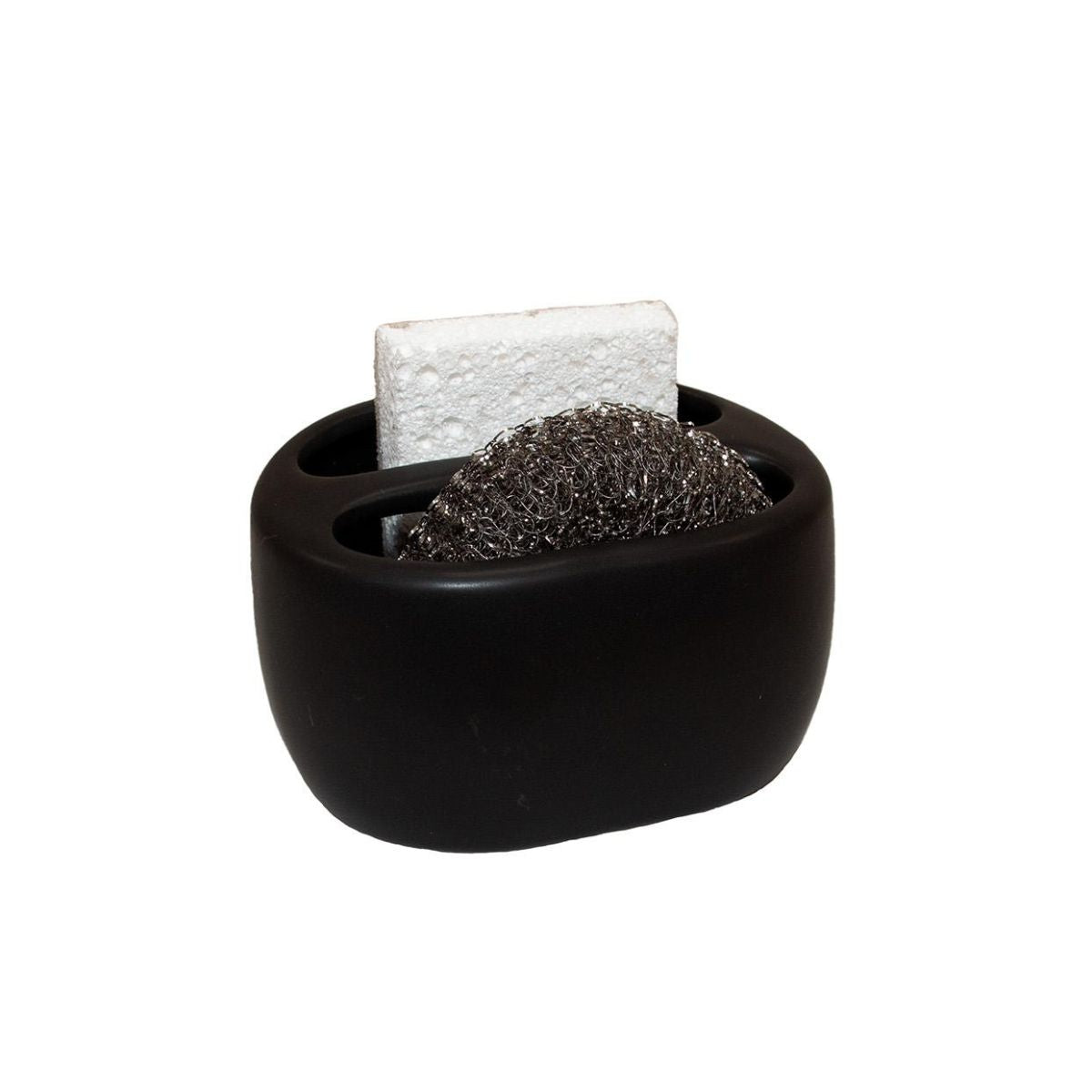 andrea-house-schwammhalter-keramik-schwarz-f-r-sp-le-k-che image 1