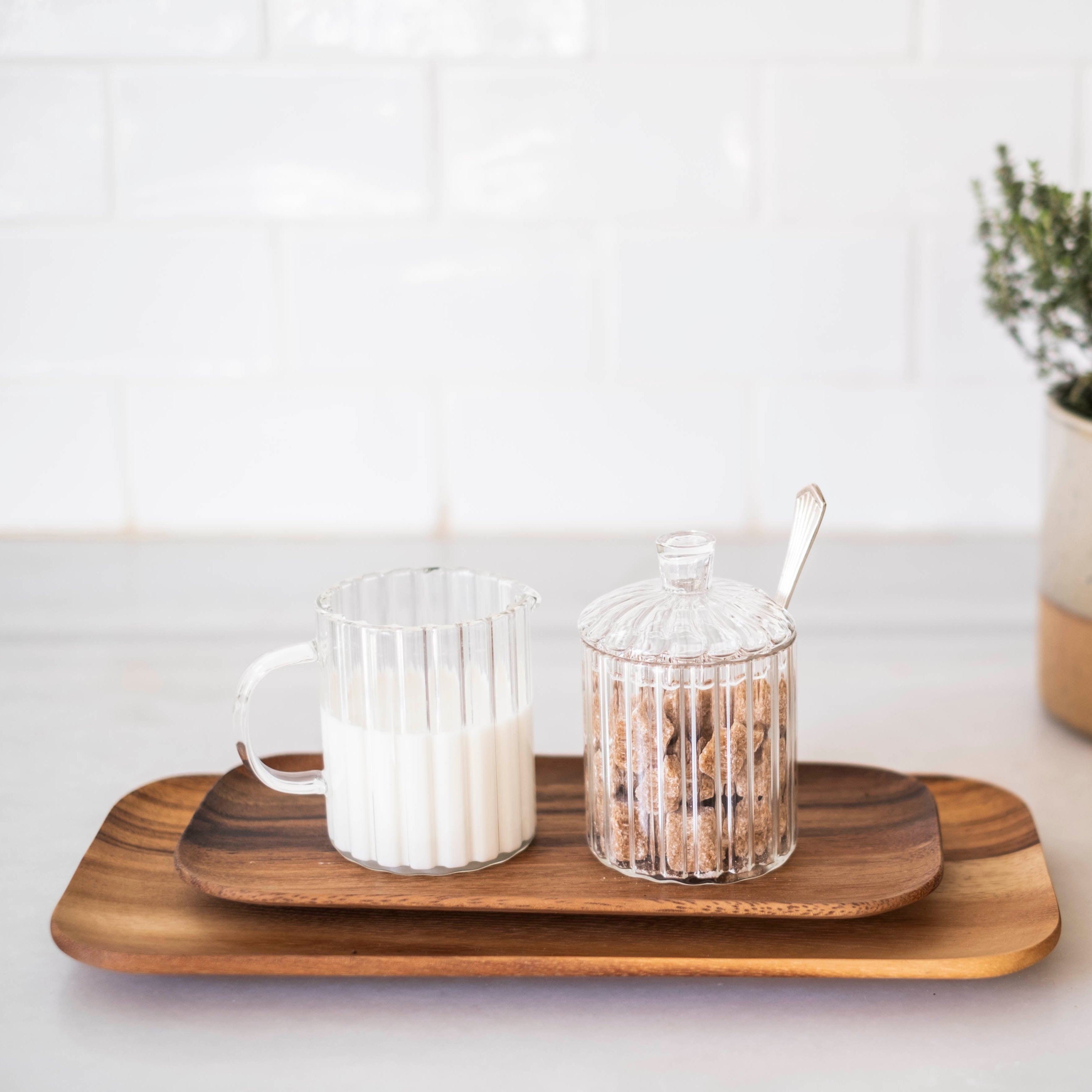 andrea-house-zuckerdose-milchkanne-glas-set image 1