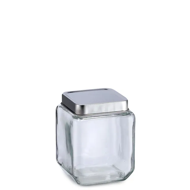 zeller-present-vorratsglas-edelstahldeckel-1100-ml image 1