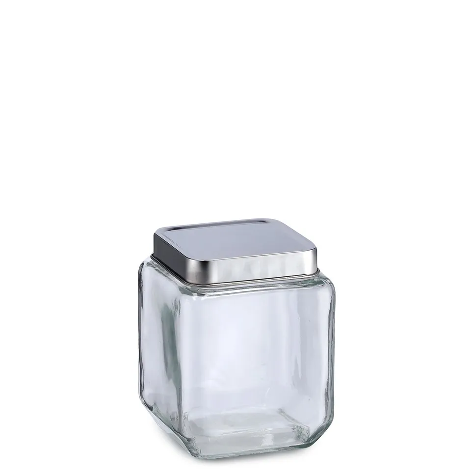 zeller-present-vorratsglas-edelstahldeckel-1100-ml image 1