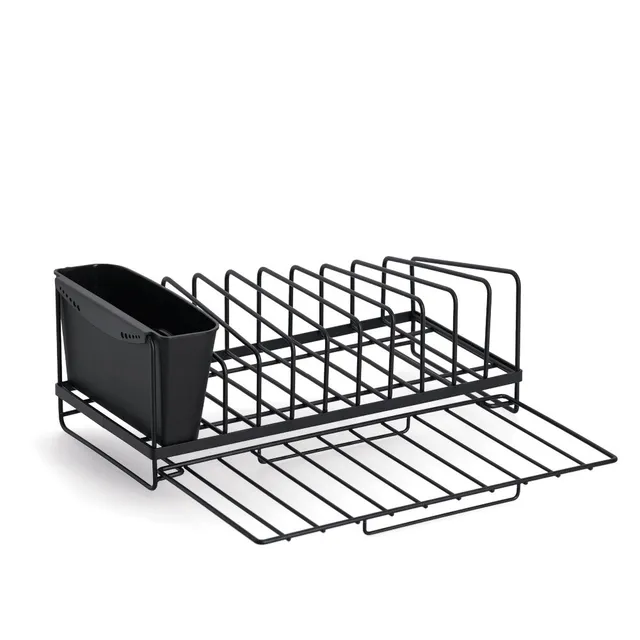 zeller-present-k-che-geschirrabtropfst-nder-schwarz-metall image 1