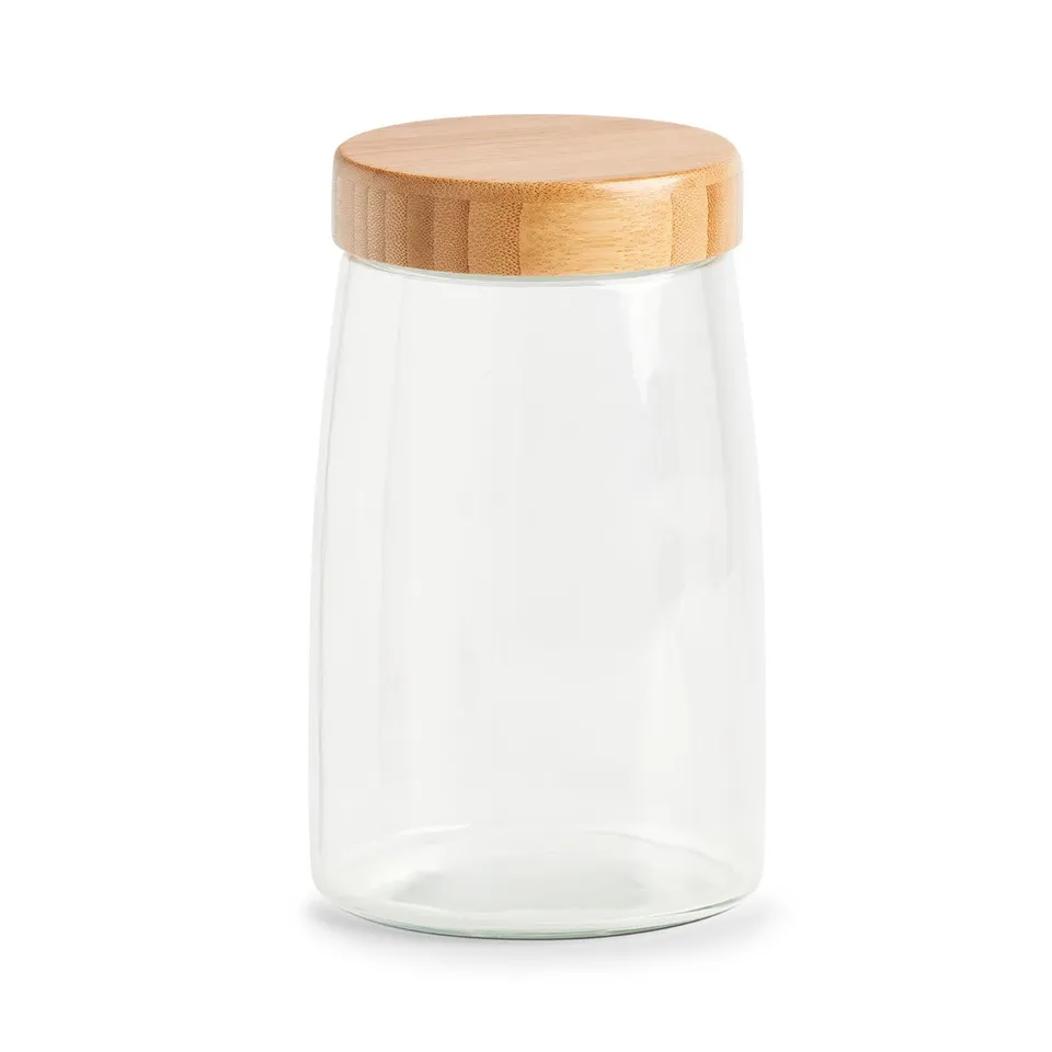 zeller-present-k-che-vorratsglas-bambusdeckel-1600-ml-dicht image 1