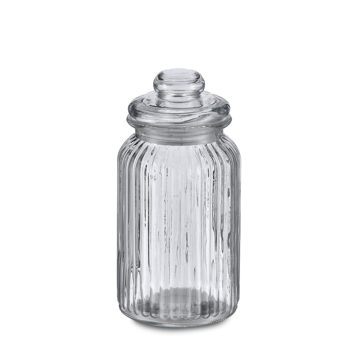zeller-present-k-che-vorratsglas-nostalgie-1200-ml-silikonring image 1