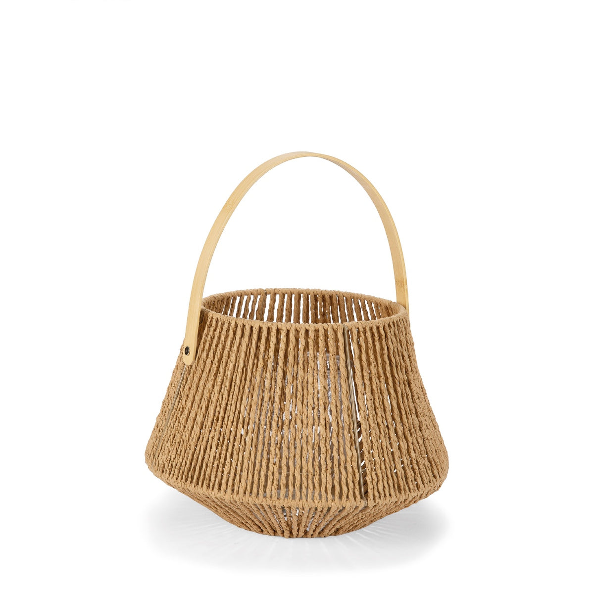 andrea-house-farol-windlicht-laterne-braun-naturfaser-37-cm image 2