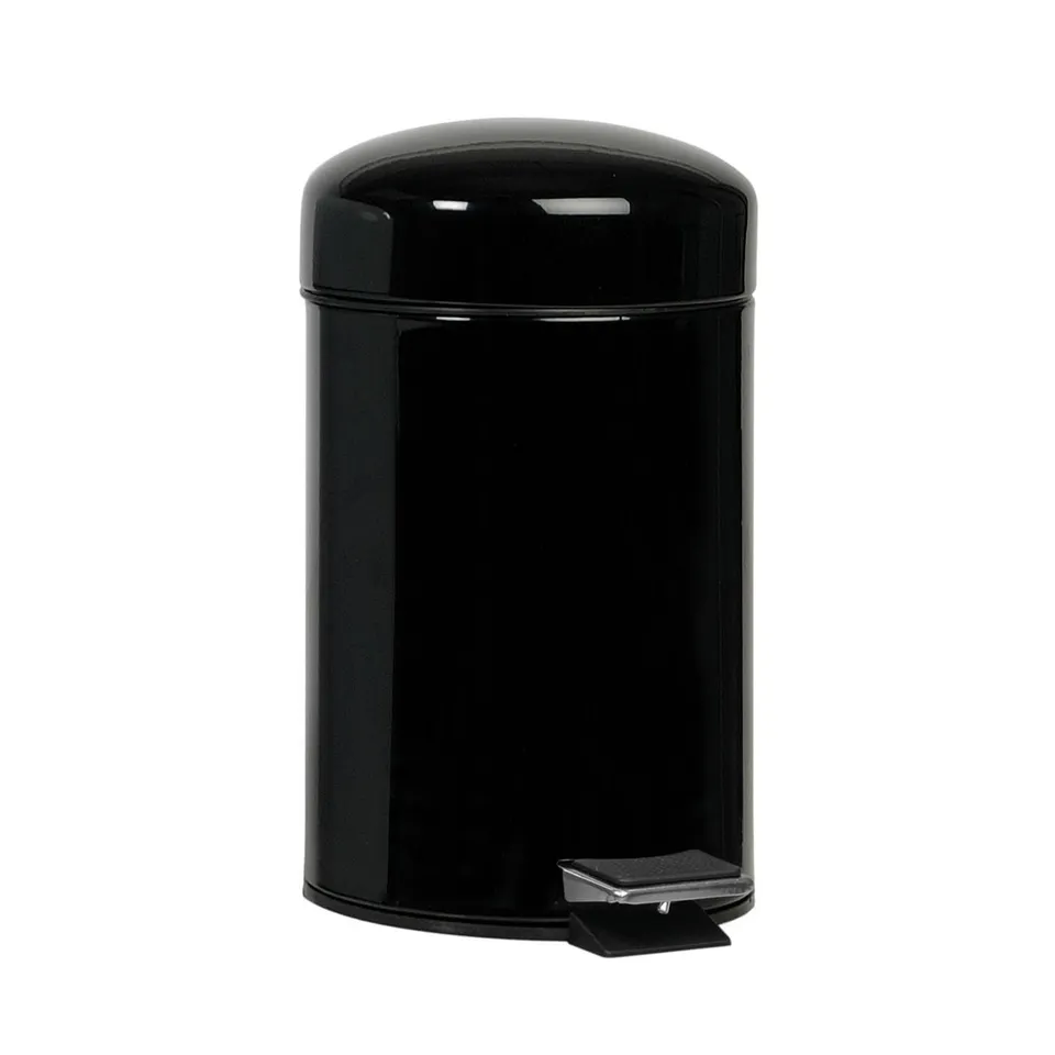 andrea-house-papierkorb-bad-schwarz-metall-industrial image 1