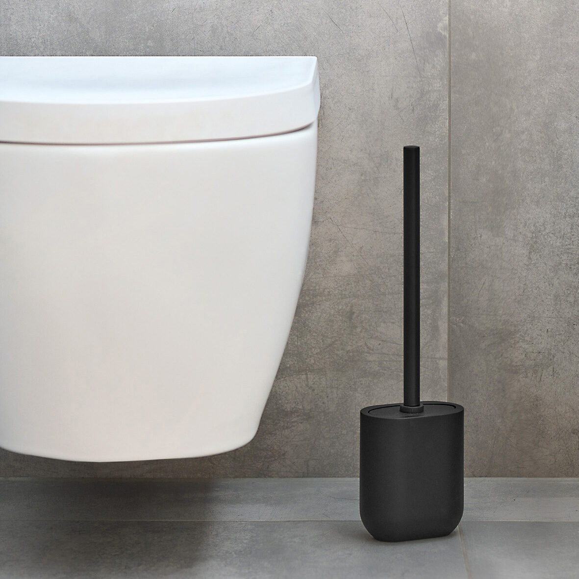 zeller-present-bad-wc-b-rste-polyresin-edelstahl-schwarz-matt image 5