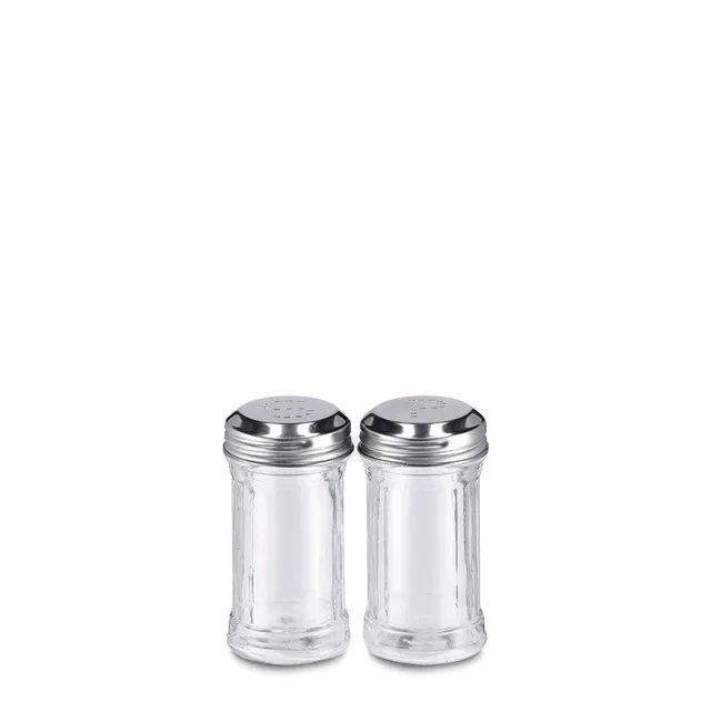 zeller-present-k-che-salz-pfefferstreuer-set-glas-2-tlg image 1