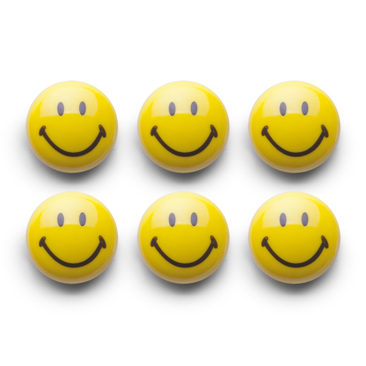 zeller-present-smiley-magnet-set-6-tlg-kunststoff image 1