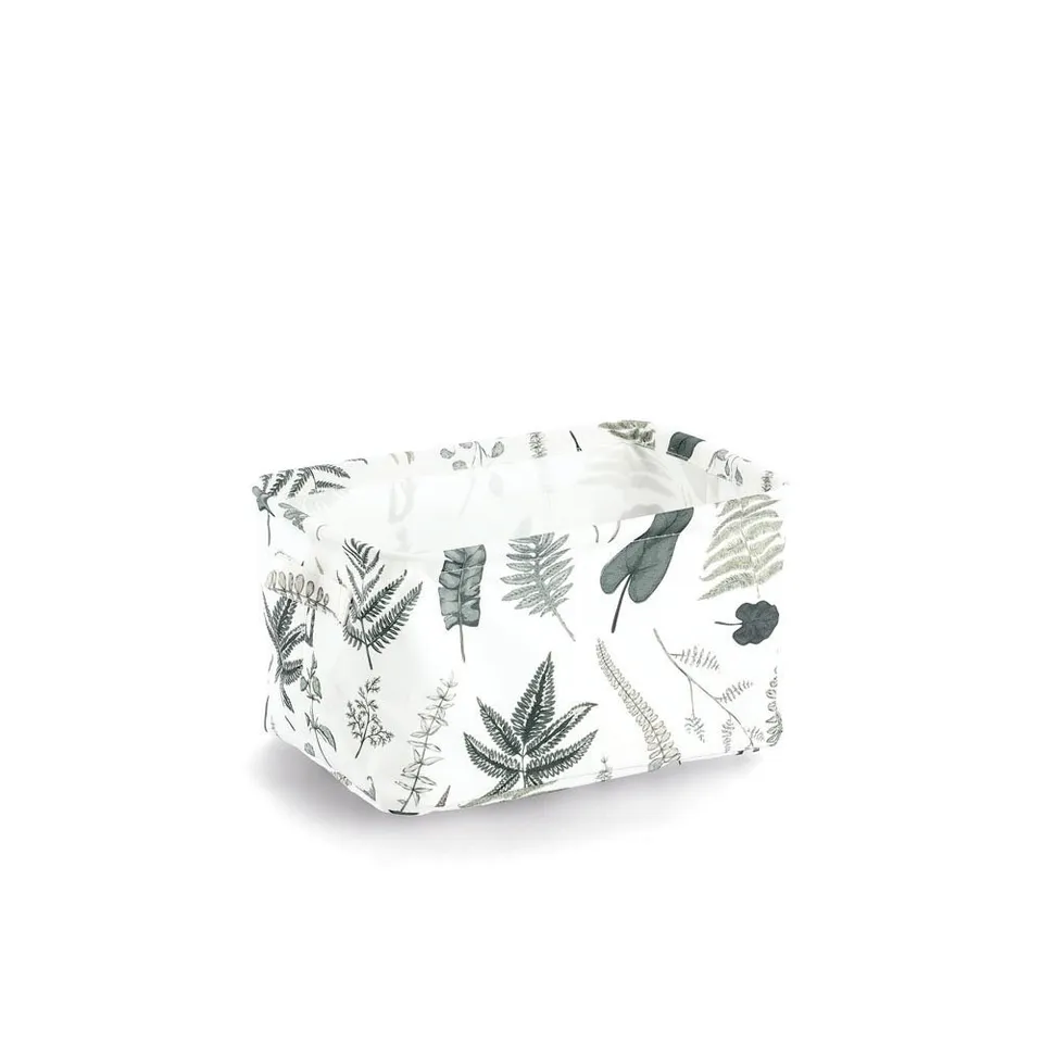 zeller-present-home-aufbewahrungskorb-polyester-leaves-waschbar image 1