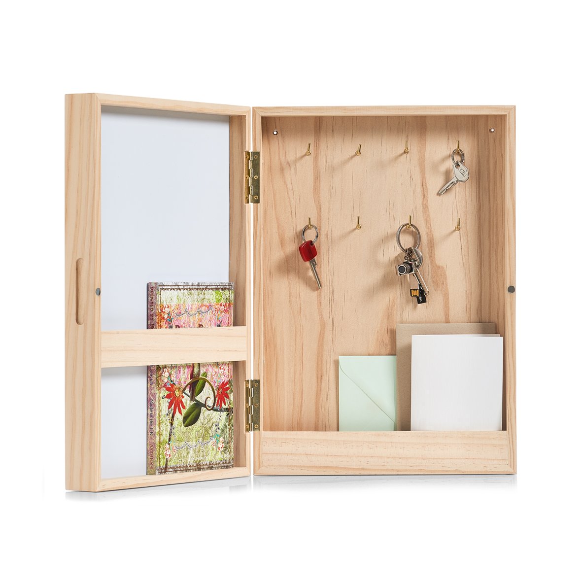 zeller-present-home-schl-sselbox-holz-mit-whiteboard image 5