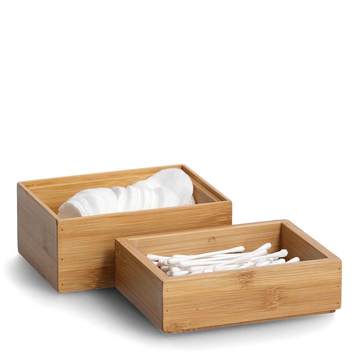 zeller-home-living-ordnungsboxen-set-2-tlg-bambus image 2