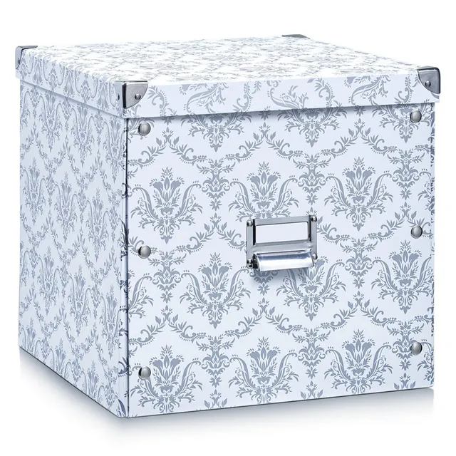 zeller-present-vintage-aufbewahrungsbox-pappe-wei image 1