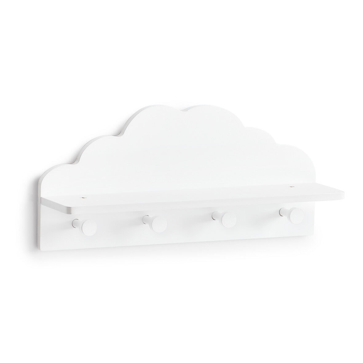 zeller-present-kids-wandgarderobe-wolke-mdf-wei-4-haken image 1