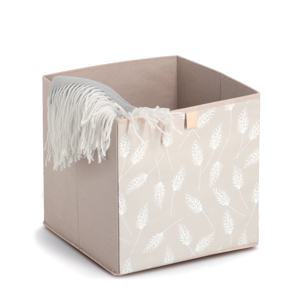 zeller-present-home-living-aufbewahrungsbox-pampasgrass-vlies-beige image 2
