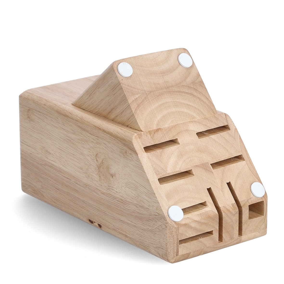 zeller-present-k-che-messerblock-gummibaum-holz image 3