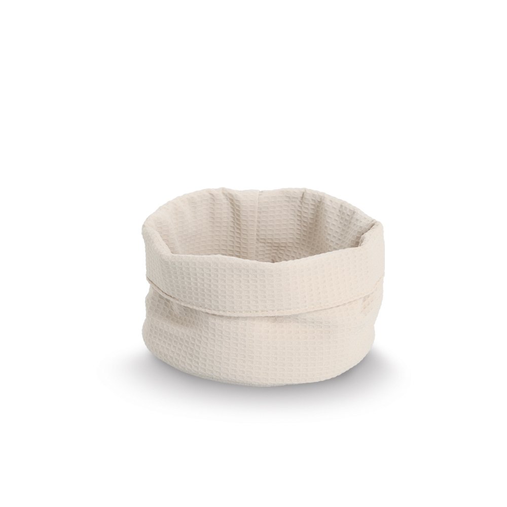 zeller-present-home-living-aufbewahrungskorb-waffelpiqu-creme image 1