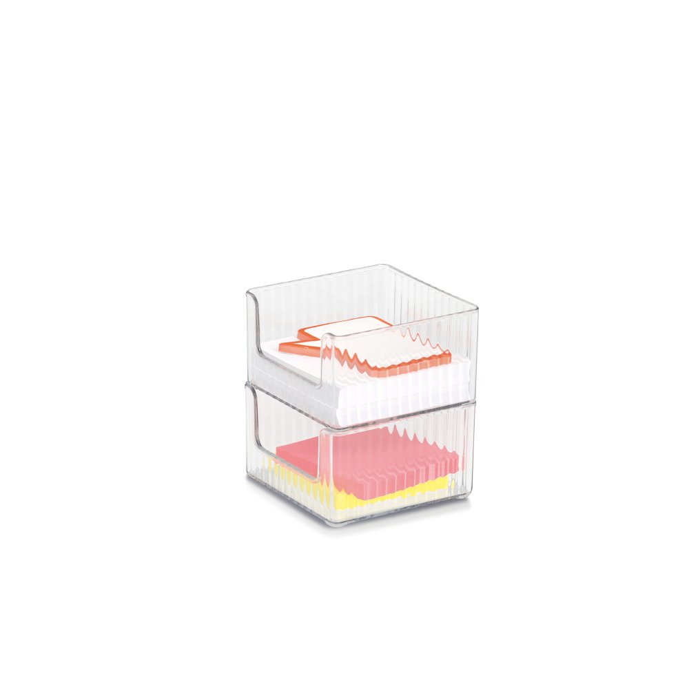 zeller-present-home-living-utensilien-organizer-set-3-tlg-transparent image 4