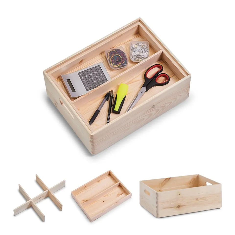 zeller-present-home-living-allzweckkisten-set-3-tlg-holz image 1