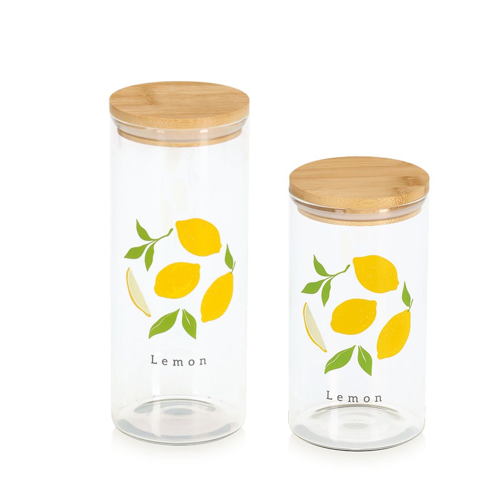 zeller-present-lemon-vorratsglas-bambusdeckel-850-ml image 3